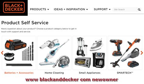 black decker register product|black decker new owner.